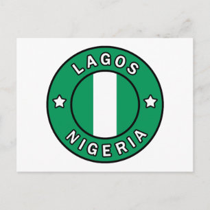 Lagos Nigeria Briefkaart