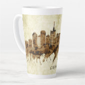 Lagos Nigeria Cityscape Latte Mok (Linkerhoek)