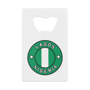 Lagos Nigeria Creditkaart Flessenopener