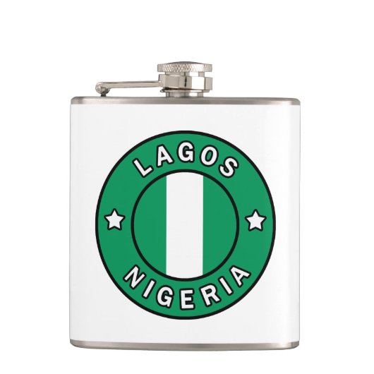 Lagos Nigeria Heupfles (Voorkant)