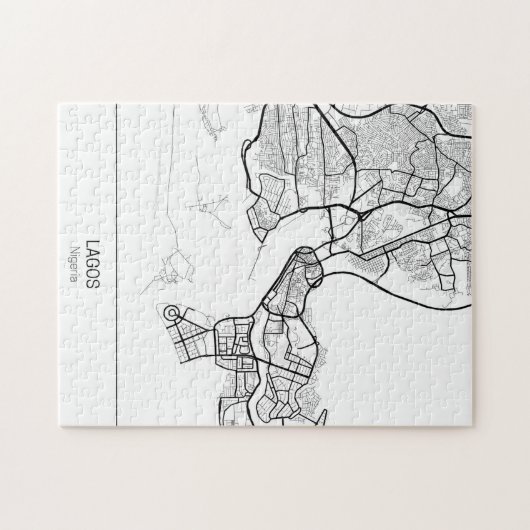 Lagos Nigeria Legpuzzel (Horizontaal)