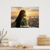 LAGOS - NIGERIA POSTER (Keuken)