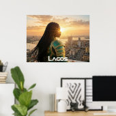 LAGOS - NIGERIA POSTER (Thuiskantoor)