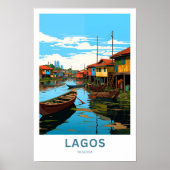 Lagos Nigeria Reisprint Poster (Voorkant)