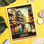 Lagos, Nigeria |  schilderij Briefkaart