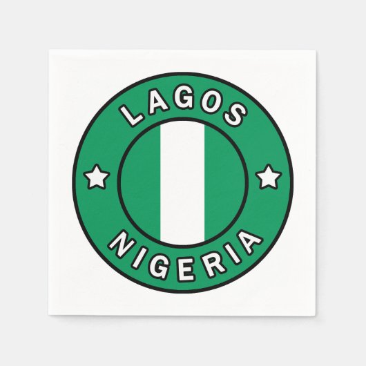 Lagos Nigeria Servet (Voorkant)