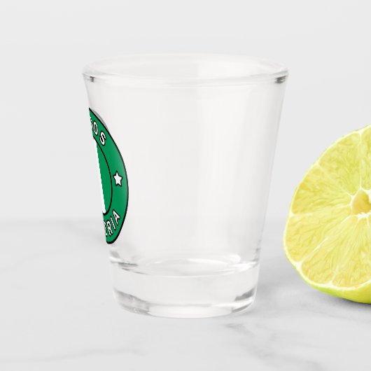 Lagos Nigeria Shot Glas (Rechts)