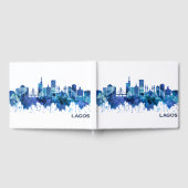 Lagos Nigeria Skyline Blue Gastenboek (Volledig)