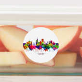 Lagos Nigeria Skyline Labels (Aangebracht)
