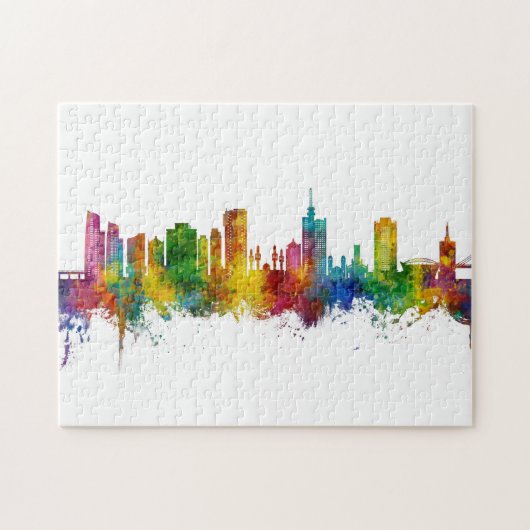 Lagos Nigeria Skyline Legpuzzel (Horizontaal)