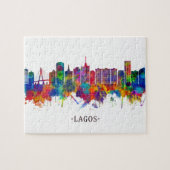 Lagos Nigeria Skyline Legpuzzel (Horizontaal)