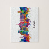 Lagos Nigeria Skyline Legpuzzel (Verticaal)
