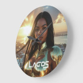 LAGOS - NIGERIA - SUPERHELD GROTE KLOK (Hoek)