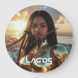 LAGOS - NIGERIA - SUPERHELD GROTE KLOK