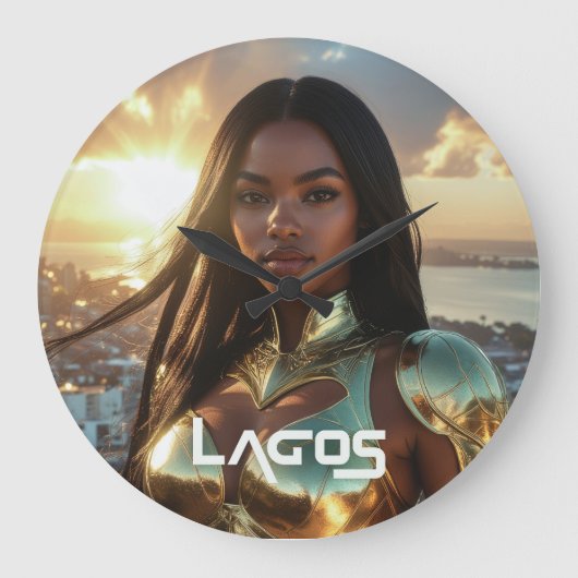 LAGOS - NIGERIA - SUPERHELD GROTE KLOK (Voorkant)