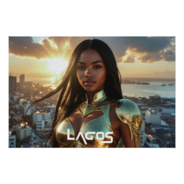 LAGOS - NIGERIA - SUPERHELD PERFECT POSTER