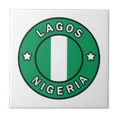 Lagos Nigeria Tegeltje (Voorkant)