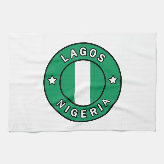 Lagos Nigeria Theedoek (Horizontaal)