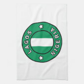 Lagos Nigeria Theedoek (Verticaal)