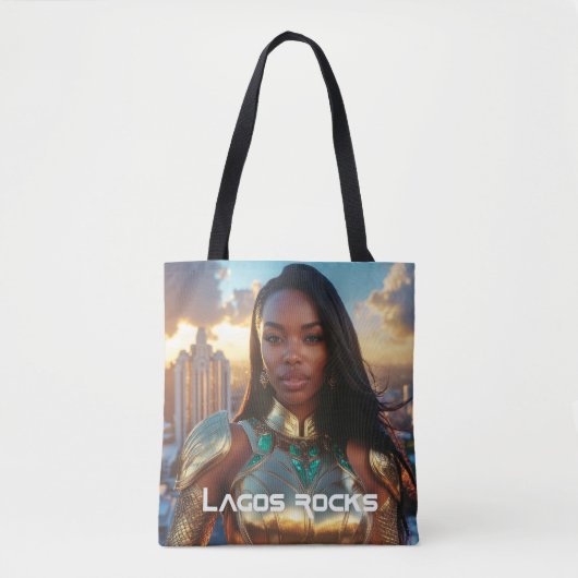 LAGOS - NIGERIA TOTE BAG (Voorkant)