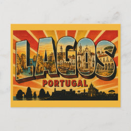 Lagos Portugal Kustkliffen Briefkaart