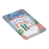 Lagos Portugal Quiosque Algarve Schattigee handgem Magneet (Rechterzijde)