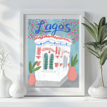 Lagos Portugal Quiosque Algarve Schattigee handgem Poster<br><div class="desc">Voeg je eigen tekst toe aan dit poster met een charmante afbeelding van een charmante kiosk in Lagos Algarve Portugal. U kunt de grootte van het poster wijzigen en de illustratie aanpassen aan uw maat, of laat het me weten als u hulp nodig hebt voor een aangepaste grootte. Ik hoop...</div>