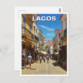 Lagos Portugal Reizen Briefkaart (Voorkant / Achterkant)