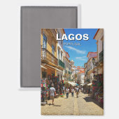 Lagos Portugal Reizen Magneet (Voorkant / Achterkant)