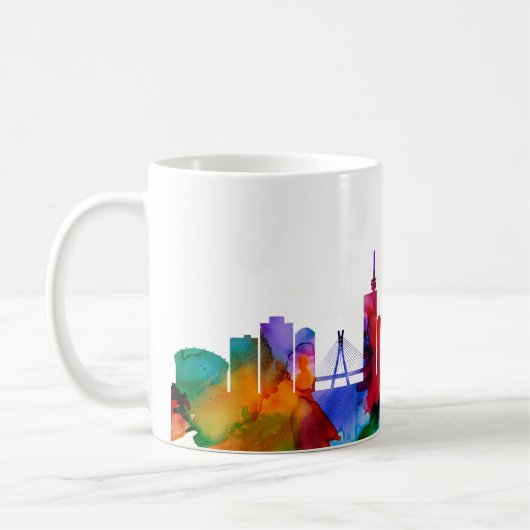 Lagos Skyline Koffiemok (Links)