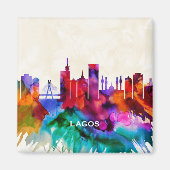 Lagos Skyline Magneet (Voorkant)