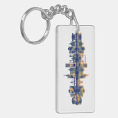 Lagos Skyline Sleutelhanger (Voorkant Links)