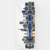 Lagos Skyline Spandoek (Verticaal)