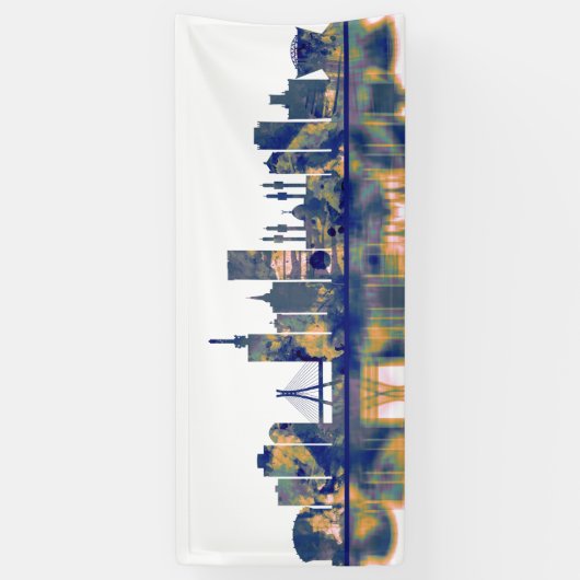 Lagos Skyline Spandoek (Verticaal)