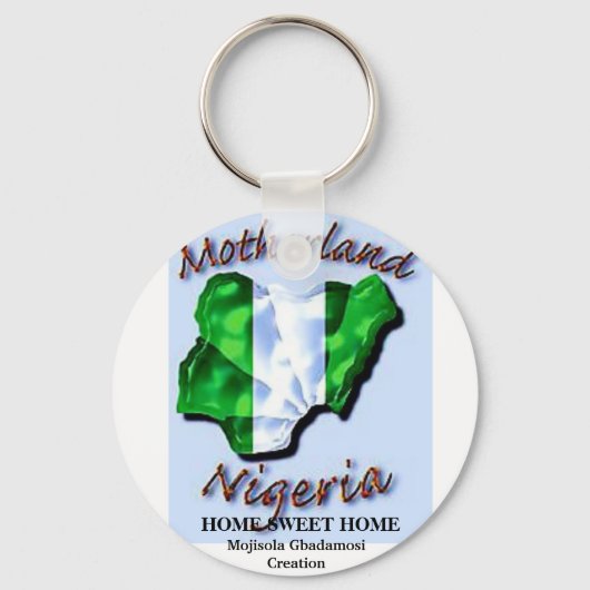 LAGOS STATE NIGERIA - Gepersonaliseerd Sleutelhanger (Voorkant)