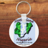 LAGOS STATE NIGERIA - Gepersonaliseerd Sleutelhanger (Voorkant)