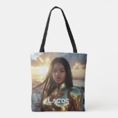 LAGOS - SUPERHELD TOTE BAG (Achterkant)