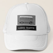 LAGOS VERKEER GAAT LANGZAAM LUX APPAREL III Trucke Trucker Pet (Voorkant)
