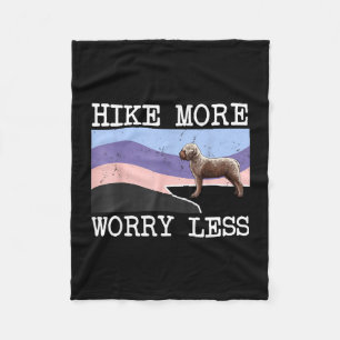 Lagotti romagnoli hike more worry less grafisch fleece deken