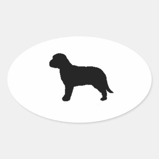 lagotto ovale sticker (Voorkant)