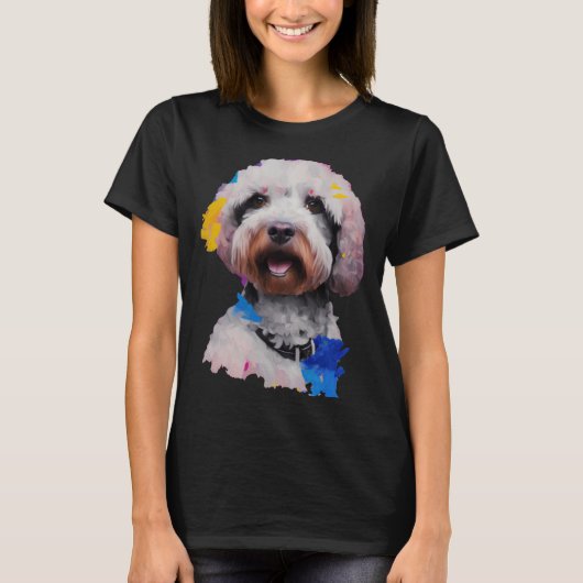 Lagotto Romagnolo Dog   Pop   T-shirt (Voorkant)