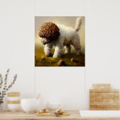 Lagotto Romagnolo Dog Poster (Keuken)