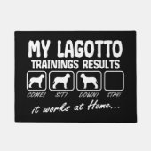 Lagotto Romagnolo Dog Trainings Results Funny Deurmat (Voorkant)
