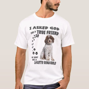 Lagotto Romagnolo Gezegde mam Papa print Italiaans T-shirt