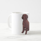 Lagotto romagnolo hond Magic Koffiemok (Voorkant links)
