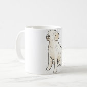 Lagotto romagnolo hond Magic Koffiemok (Voorkant links)