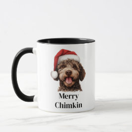 Lagotto Romagnolo Hond Santa Hat Kerstmis Mok