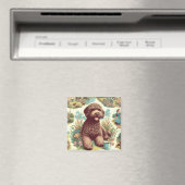 Lagotto Romagnolo Illustratie Magneet (Insitu (Vaatwasser))