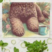  Lagotto Romagnolo Illustratie Theedoek (Gevouwen)