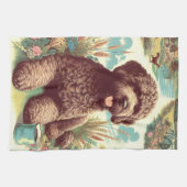  Lagotto Romagnolo Illustratie Theedoek (Horizontaal)